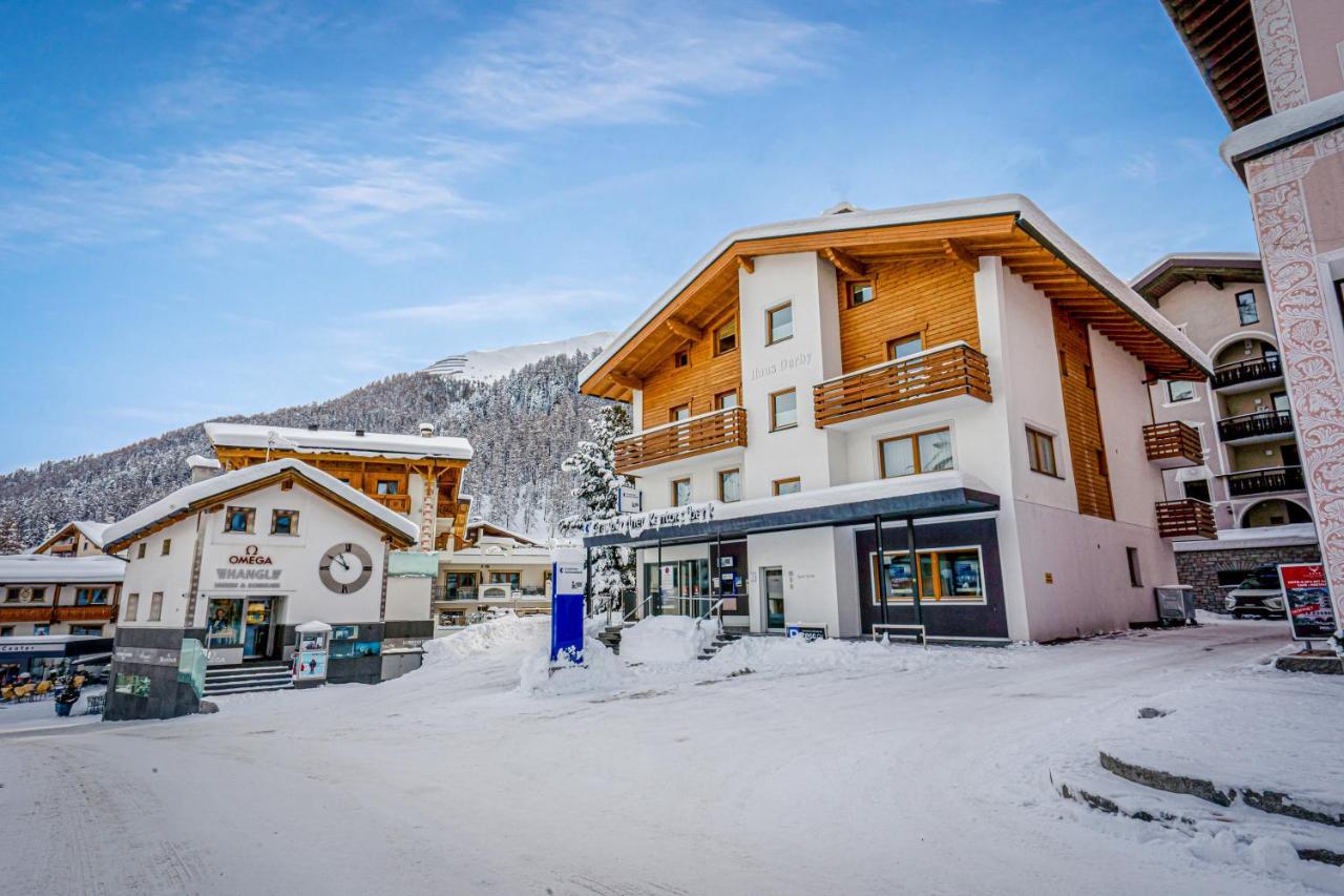 Haus Derby Apartment Samnaun Bagian luar foto